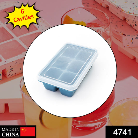 6-Grid Silicone Ice Tray β Ideal for Household Ice Making