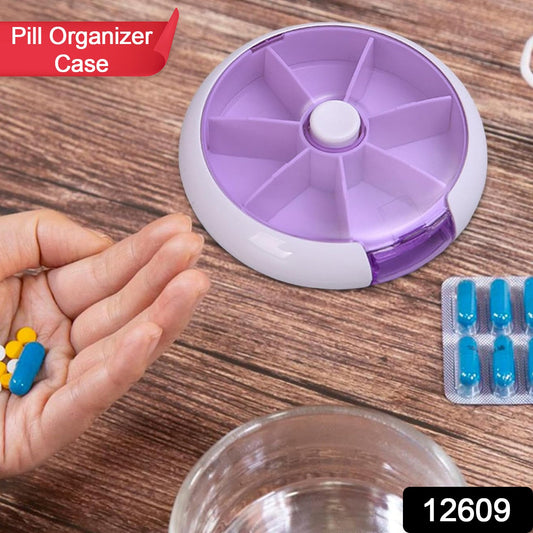 Cute 7-Day Pill Box Dispenser β Portable 7-Grid Medicine Organizer (1 Pc)