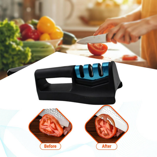 Kitchen Knife Sharpener β Handheld Chefs & Serrated (1 Pc, Chopper Not Included)
