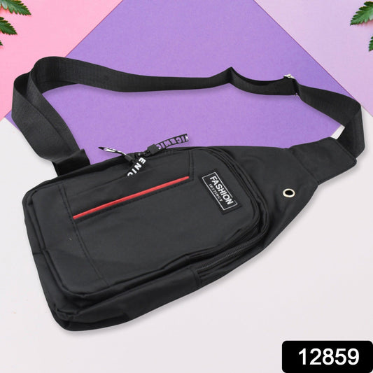 Waterproof Anti-Theft Crossbody Fanny Pack β (1 Pc, Black & Grey)