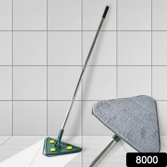 2-in-1 Extendable Triangle Mop β 360Β° Rotating Telescopic Mop (1 Pc)
